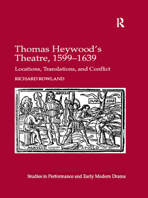 cover image of Thomas Heywood's Theatre, 1599–1639